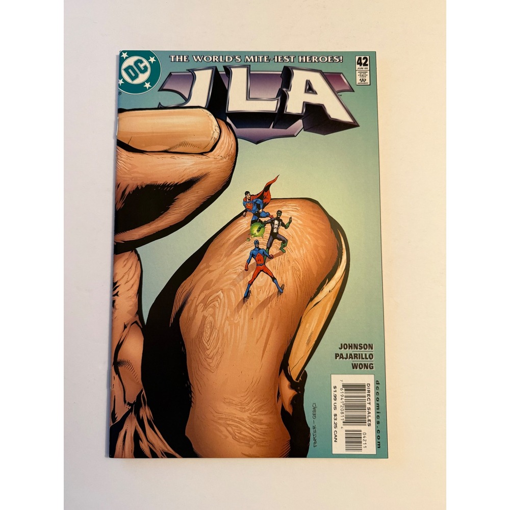 DC Comics JLA 42 June 2000 The World's Mite-iest Heroes Superman Green Lantern
